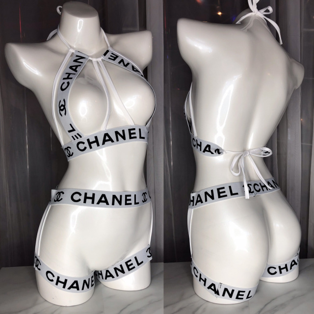 Chanel CC Inspired 2pc Set - Exotic Dancewear